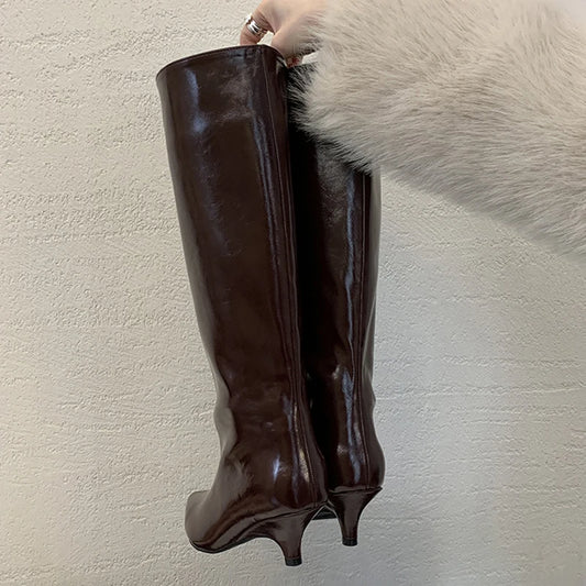 SOLYVIA Gloss Boots