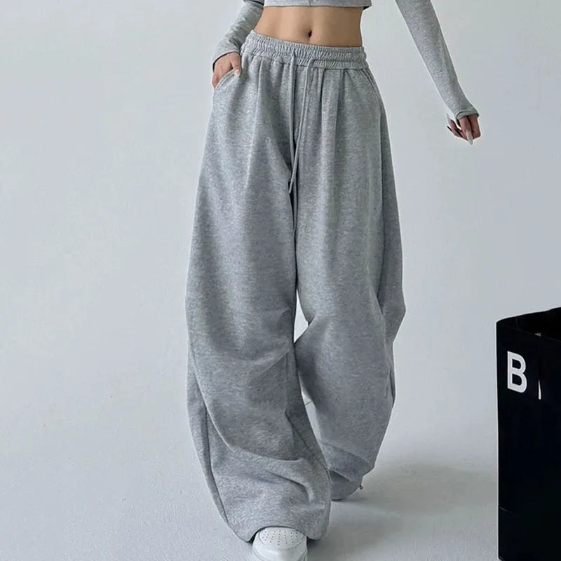 SOLYVIA Sweatpant Baggy Oversize Gray