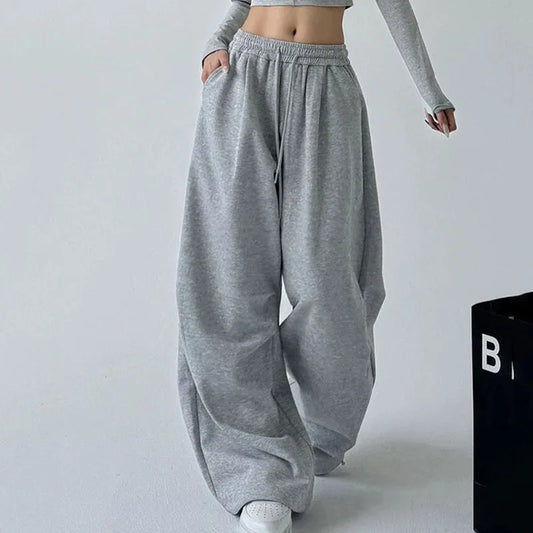 SOLYVIA Sweatpant Baggy Oversize Gray