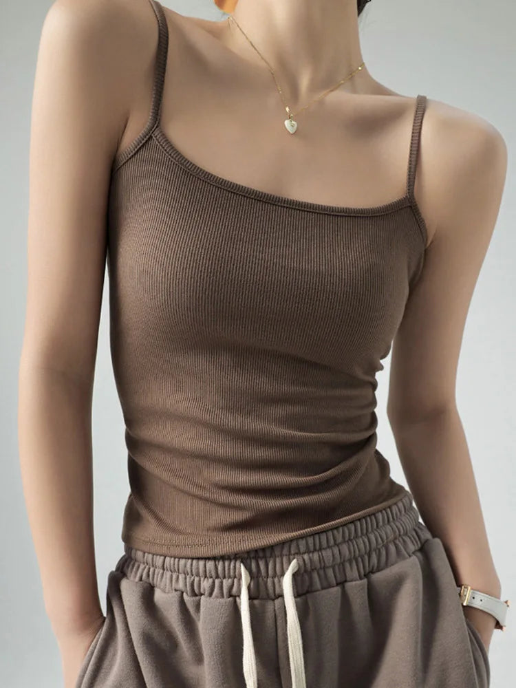 SOLYVIA Basic Sleeveless Tank Top