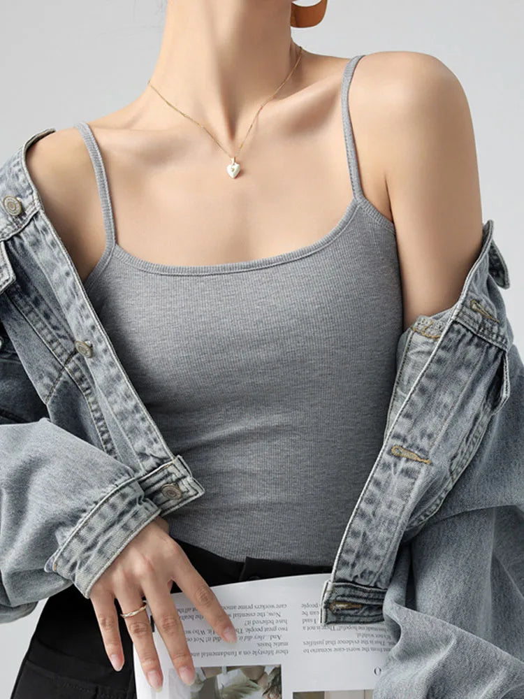 SOLYVIA Basic Sleeveless Tank Top