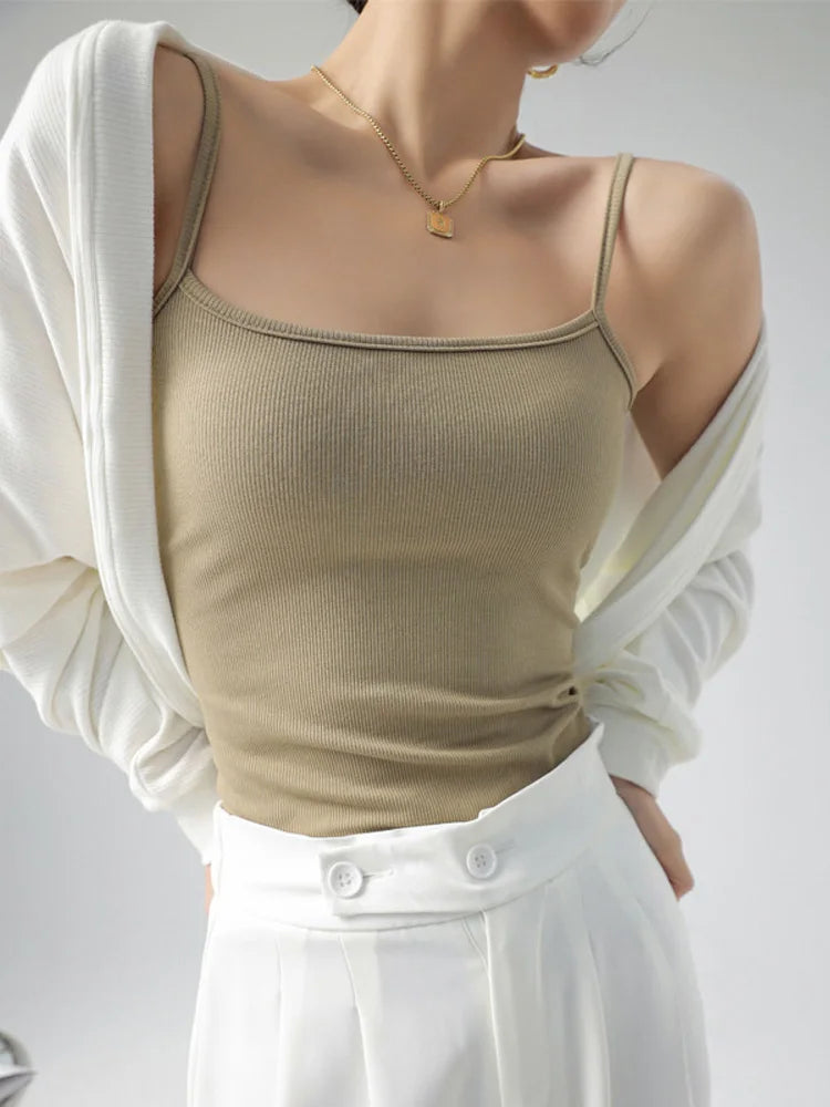 SOLYVIA Basic Sleeveless Tank Top