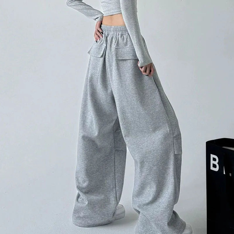 SOLYVIA Sweatpant Baggy Oversize Gray
