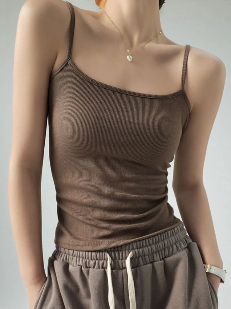 SOLYVIA Basic Sleeveless Tank Top